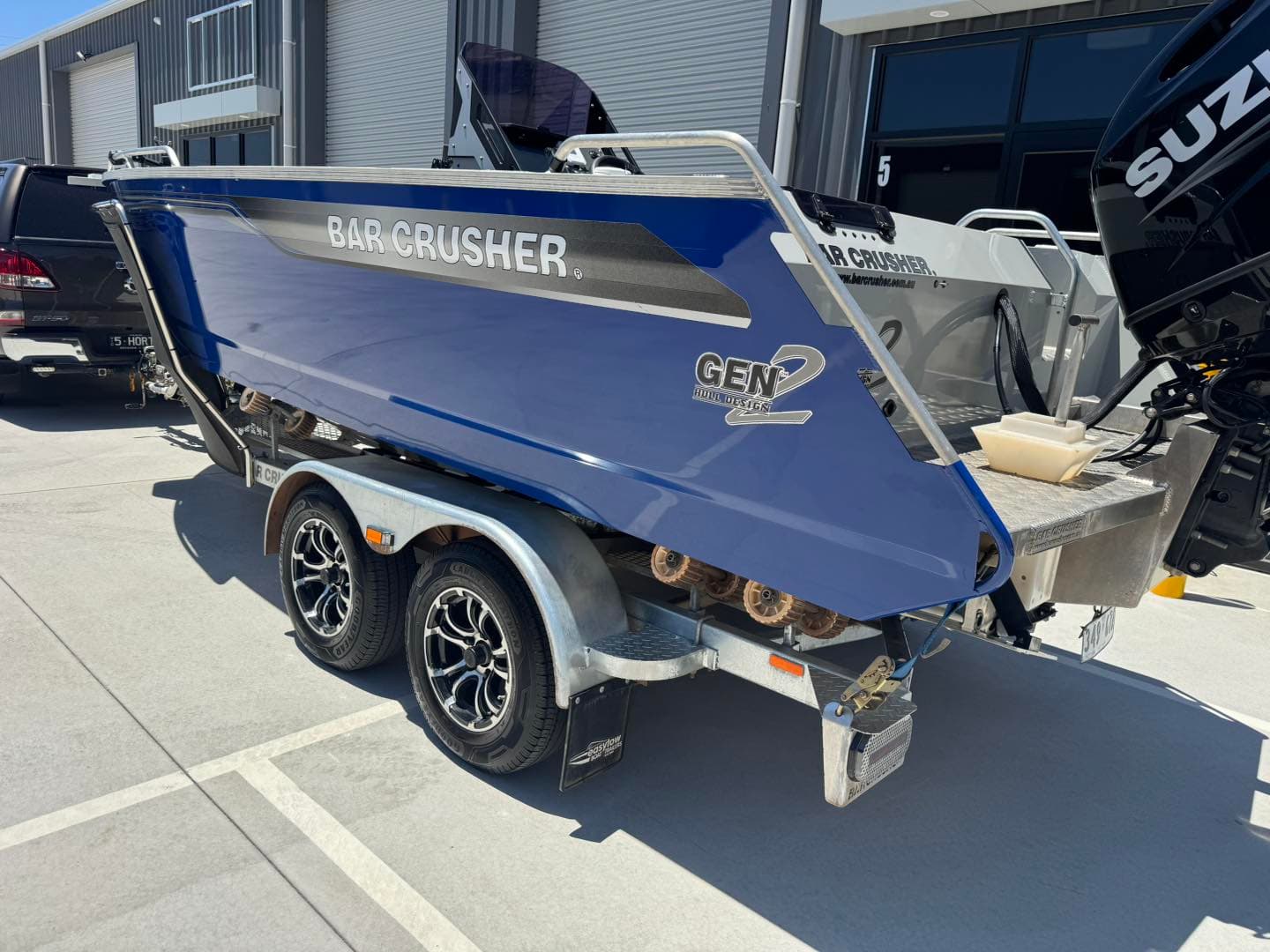 Boat paint correction by Domma's Detailing