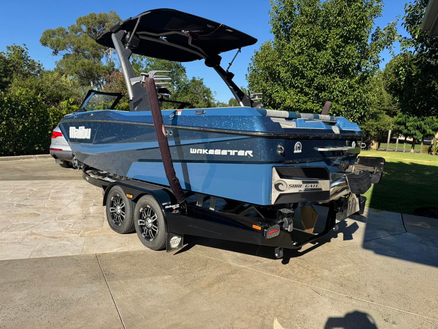 Malibu boat finished detail by Domma's Detailing