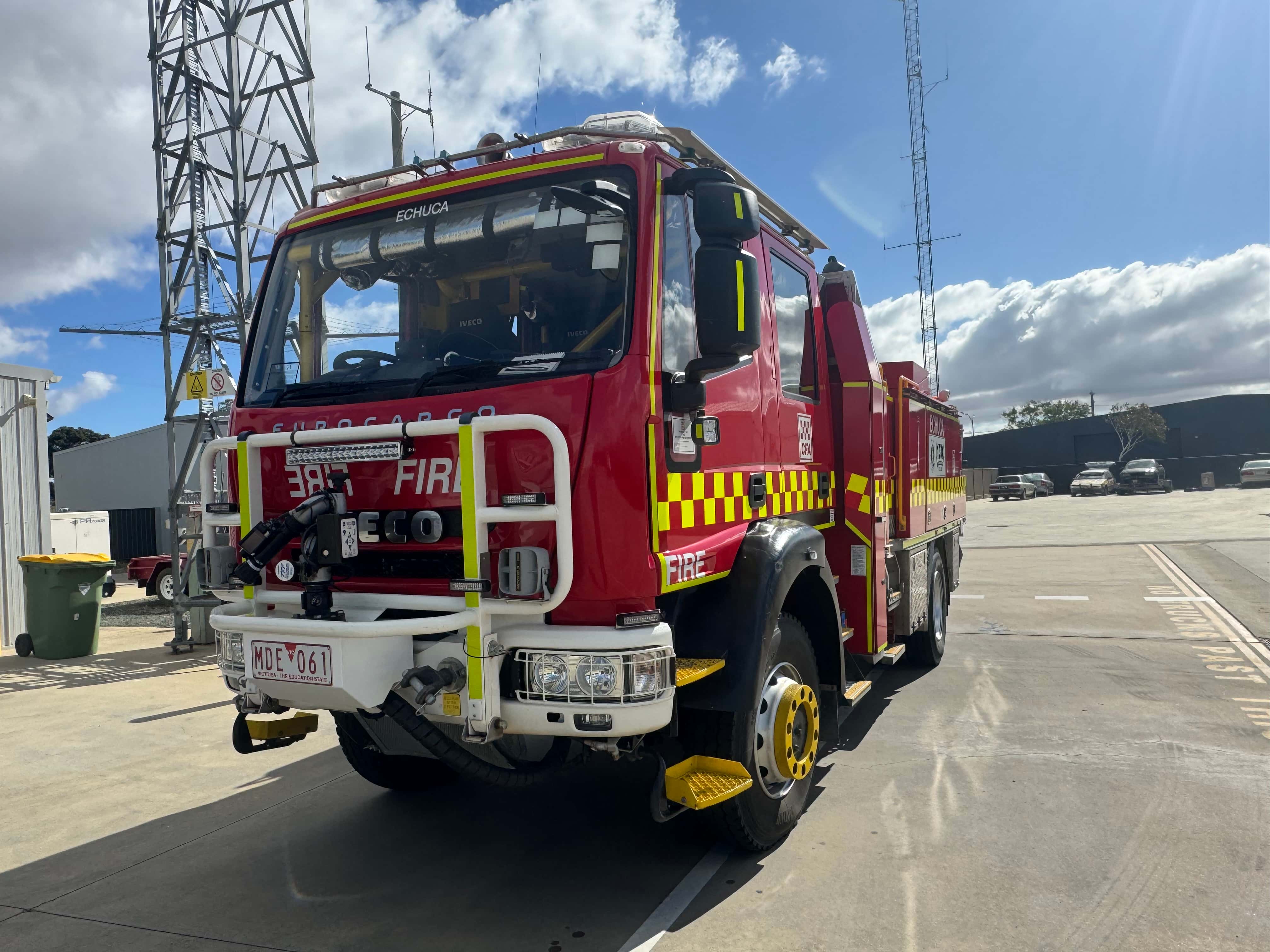 Fire truck after detailing by Domma's Detailing